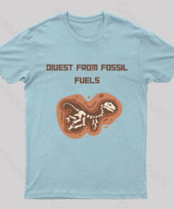 Divest From Fossil Fuel Nerd T-Shirt