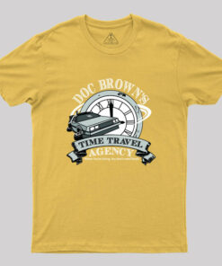 Doc Brown’s Time Travel Agency Geek T-Shirt
