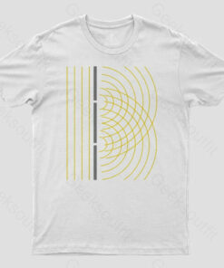 Double Slit Light Wave Particle Science Experiment T-Shirt