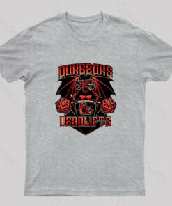 Dungeons And Deadlifts Nerd T-Shirt