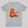 Dungeons And Dragons Fire Logo Nerd T-Shirt