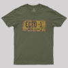 Ecto-1 Rusty and Weathered Licence Plate Geek T-Shirt