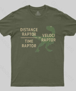 Equations Of Motion Science Velociraptor T-Shirt