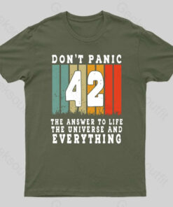 Everything Don’t Panic Nerd T-Shirt