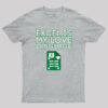 Excel Enthusiast Geek T-Shirt