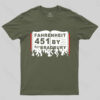 Fahrenheit 451 1958 Ray Bradbury T-shirt