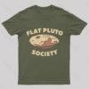 Flat Pluto Society Geek T-Shirt