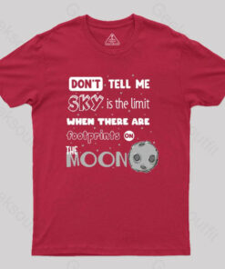 Footprints on the Moon Geek T-Shirt