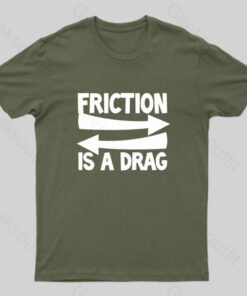 Friction Is A Drag Nerd T-Shirt