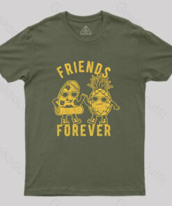 Friends Forever Pizza and Pineapple T-Shirt