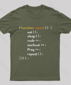 Function Repeat Nerd T-Shirt