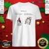 Funny Boston Terrier Sending You A Little Christmas A Little Christmas Right This Very Minute Shirt