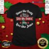Funny Dance Like Frosty Shine Like Rudolph Give Like Santa Love Like Jesus Xmas Shirt