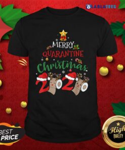 Funny Merry Quarantine Christmas Shirt