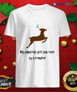 Funny My Pancreas Got Run Over By A Reindeer Shirt