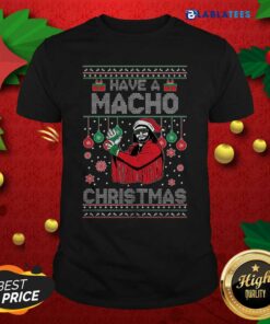 Funny Randy Savage Have A Macho Christmas Ugly Shirt