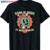 Hang In There It Gets Worse Existential Dread Cartoon Bomb T-Shirt