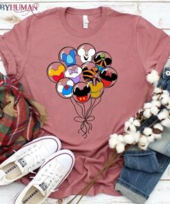 Mickey Balloon Animal Kingdom Disney cartoon Friends Disney Family Classic T-shirt, Best Gifts for Disney Lovers