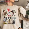Mickey Cosplay Horror Characters Halloween Unisex T-Shirt Sweatshirt