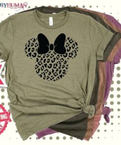Minnie Leopard Cute Mickey And minnie Mouse Disney friends Unisex T-shirt, Best Gifts for Disney Lovers
