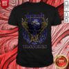 Nice Skull Metallic Ravens Shirt