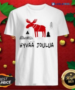 Official Hyvaa Joulua Merry Christmas Shirt