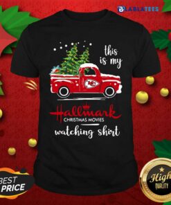 Official Kansas City Chiefs This Is My Hallmark Christmas Movies Watching Shirt