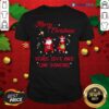Official Merry Christmas Peace Love And Line Dancing Shirt