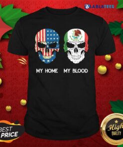 Official Skull American My Home My Blood Shirt