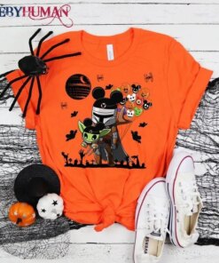 Star Wars The Mandalorian Baby Yoda Mickey Halloween Unisex Tee Classic T-Shirt