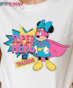 Super Hero In Trainning Minnie Mouse Classic T-Shirt Unisex Sweatshirt Hoodie