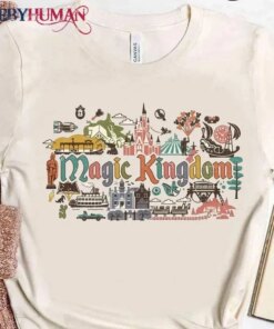 Vintage Magic Kingdom 1971 Disneyland Trip Classic Tee Magic Kingdom T-Shirt