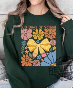 100 Days Of School Coquette Sweatshirt Boho 100 Days Of School Shirts