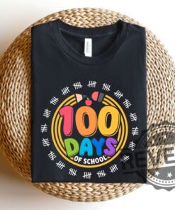 100 Days Of School Tshirt Hoodie Sweater Tee Gift For Him Her Celebration Back To School Shirts Gifts For Teacher Sweater Hoodies Unique