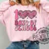 100 Days Of School Tshirt Hoodie Sweatshirt Tee Gift For Fan Men Womens Heart Disco Ball School Crewneck Pullover Unique