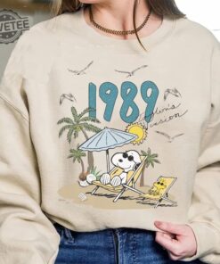 1989 Taylor Version Snoopy Sweatshirt Unique Snoopy Eras Shirt The Eras Tour Shirt Snoopy Sweatshirt Travis Kelce Shirt