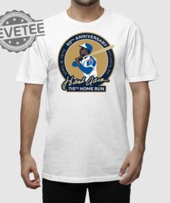 50Th Anniversary Atlanta Ga Hank Aaron 715Th Home Run Shirt Unique 50Th Anniversary Atlanta Ga Hank Aaron 715Th Home Run Hoodie