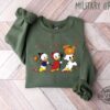 90S Halloween Sweatshirt Retro Halloween Ducks Shirt Halloween Cartoon Sweatshirt