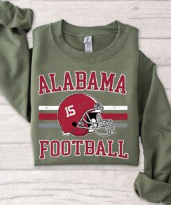 Alabama Football Sweatshirt Hoodie Shirt Alabama Crewneck Alabama Football Shirt Hoodie Sweatshirt