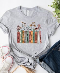 Albums As Books Shirt Trendy Aesthetic For Book Lovers Crewneck Shirt Folk Music Shirt Country Music Shirt Rack Music Shirt Book Lover Unique