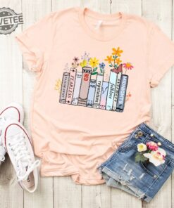 Albums As Books Shirt Trendy Aesthetic For Book Lovers Folk Music Shirt Country Music Shirt Rack Music Shirt Unique