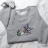Anime Embroidered Sweatshirt Zoro Embroidered Straw Hats Embroidered Sweater Pirates King Shirt Monkey D Luffy Shirt One Piece Hoodie
