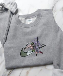 Anime Embroidered Sweatshirt Zoro Embroidered Straw Hats Embroidered Sweater Pirates King Shirt Monkey D Luffy Shirt One Piece Hoodie