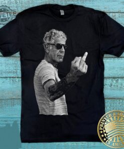 Anthony Bourdain Middle Finger T Shirt Unique