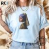 Ariana Grande As The Girl With A Pearl Earring Renaissance Pop Art T Shirt