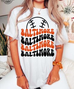 Baltimore Baseball Shirt Baltimore Baseball Sweatshirt Vintage Baltimore Baseball Shirt Baltimore Baseball Fan Gift Baltimore Sweater