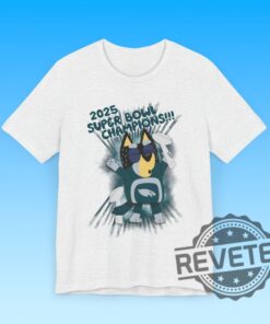 Bandit Bluey Philadelphia Eagles Super Bowl Unisex Short Sleeve Tee T Shirt Hoodie Sweatshirt Tee Gift For Him Her Crewneck Unique