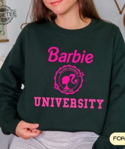 Barbie University Sweatshirt Birthday Party Outfit Barbie Shirt Party Girls Shirt Come On Barbie Lets Go Party Doll University unique