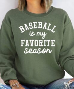 Baseball Is My Favorite Season Sweatshirt Sport Mom Sweatshirt Baseball Lover Sweater Sports Mama Hoodie Gift For Baseball Mom Baseball Gift Unique