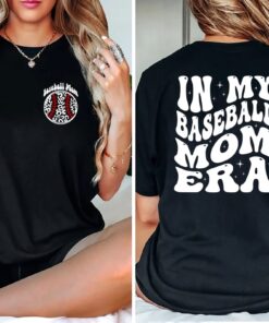 Baseball Mom Shirt In My Baseball Mom Era Shirt Game Day Sweater Baseball Lover Shirt Baseball Mom Crewneck Unique